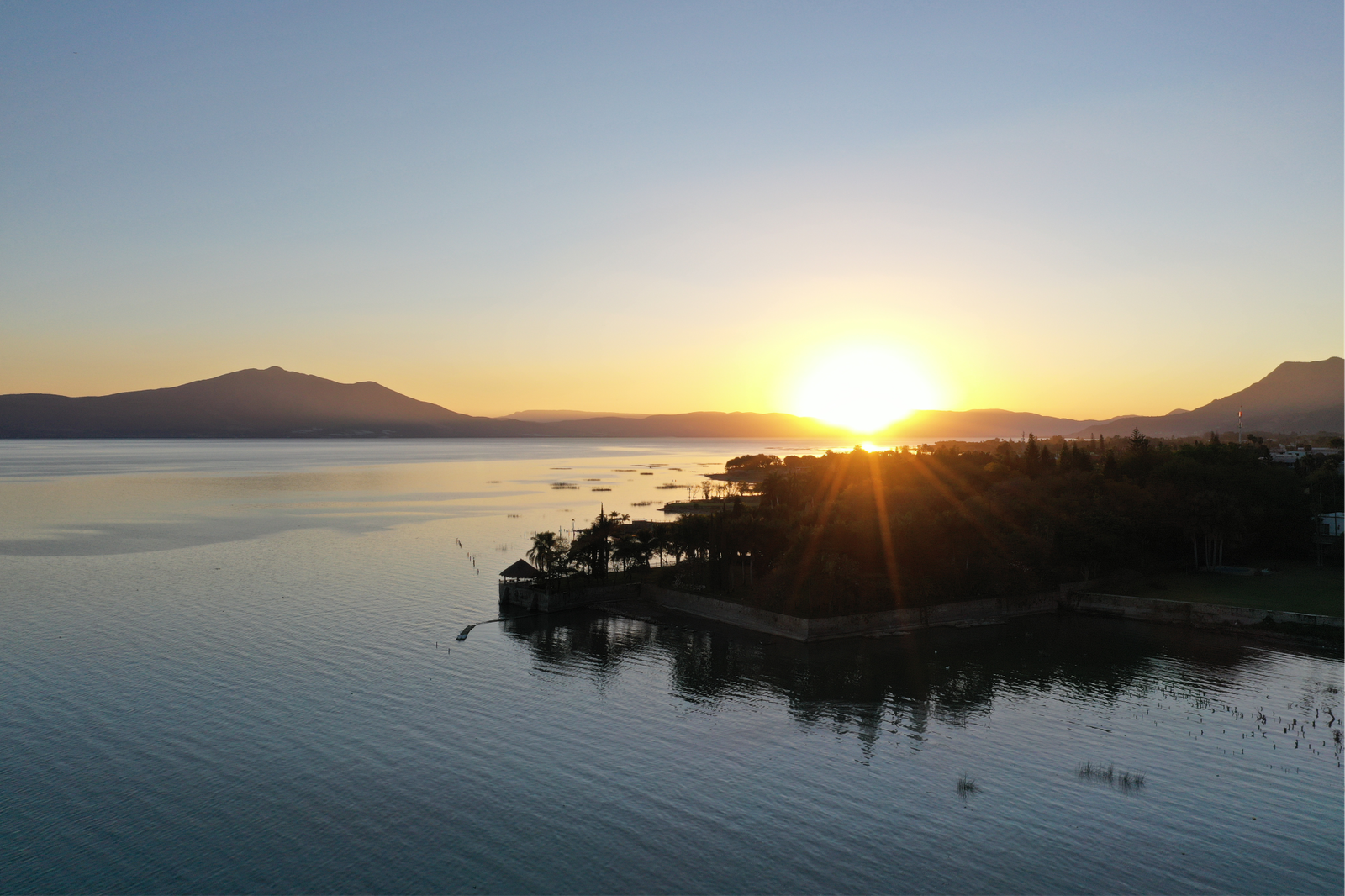 Sunset at Lake Chapala