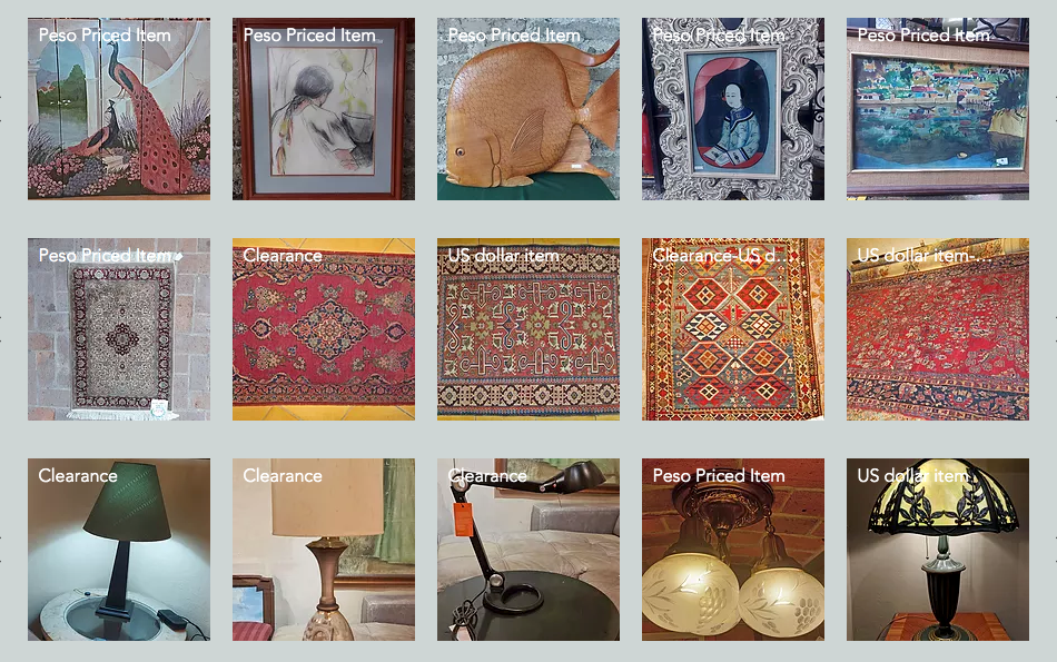 Household goods you can find in Chapala